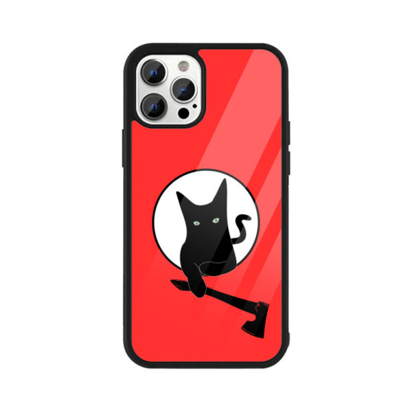 iPhone Cat Glass Case - Image 9
